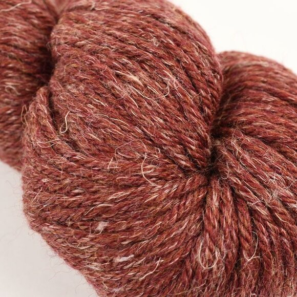 Purl Soho Linen Quill Worsted Yarn Highland Wool Alpaca Linen Chestnut Red - Picture 2 of 4